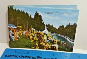 Lot of 25 Vintage Eckco-Chrome Postcards New Swimming Pool Grand Hotel Michigan - Picture 1 of 3