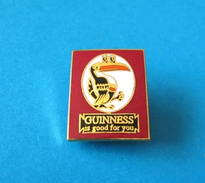 Guinness is Good For You Toucan badge / Brooch, VGC. Unused. Hard Enamel. - Picture 1 of 4