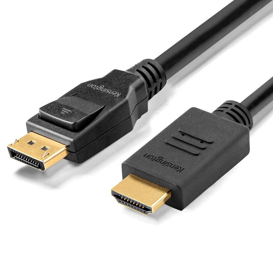 Kensington 6ft Passive unidirektionaler DisplayPort auf HDMI-Kabel - Bild 1 von 4