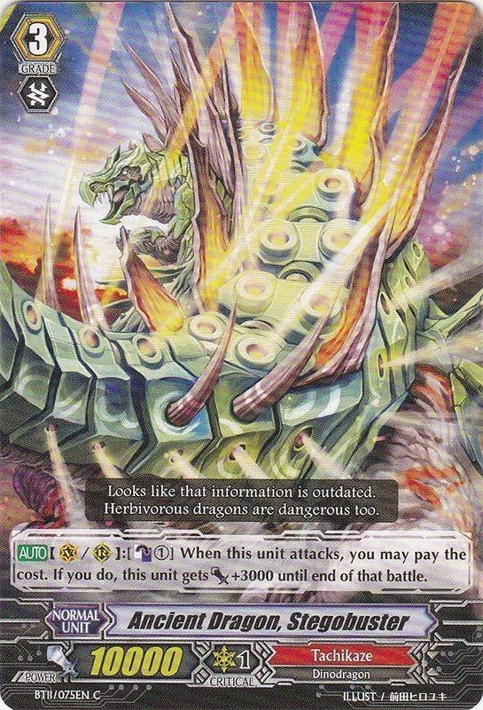 4 x Ancient Dragon, Stegobuster - BT11/075EN - C Near Mint / Mint, English - Image 1 of 1