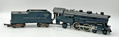 Gilbert American Flyer S Gauge #302 Atlantic Loco/Tender - Nice Runner! - Image 1 of 4