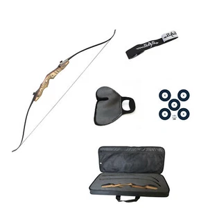 SAS Sage Premier 62" Takedown Recurve Bow Combo Package with Case, Armguard - Picture 1 of 10