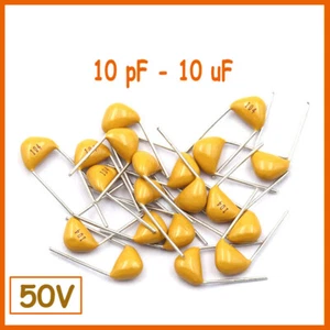 Monolithic Multi Layer Ceramic Capacitors PF,NF,UF Choose 50V 20/30/50 PCS Chose - Picture 1 of 21