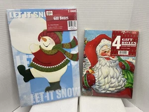 Lot Of 7 Christmas Gift Boxes - Picture 1 of 3