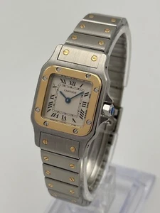 1. Hand/FIRST OWNER - FULL SET - Cartier Santos Galbée - 1057930 - Bild 1 von 7