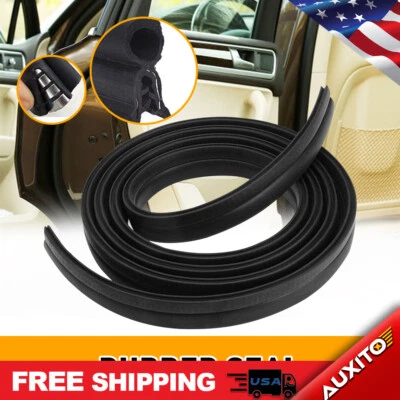 Universal 3M Door Window Car Rubber Black Shape U Edge Trim Channel Seal Strip - Image 1 of 4