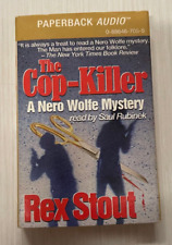 The Cop Killer Nero Wolfe Audio Cassette Rex Stout Tested Mystery Saul Rubinek