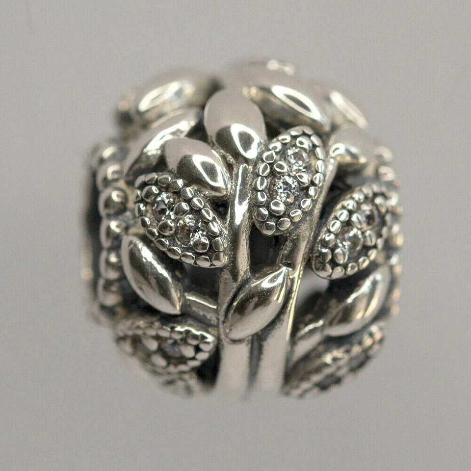 Authentic PANDORA Charm Sterling Silver Openwork Family Tree Bead 798879C01