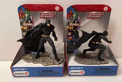 Juego de 2 figuras de Batman Liga de la Justicia de Schleich DC Comics 3" Foto 1 de 4