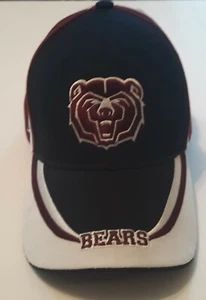Missouri State University Bears Hat. MSU Adjustable Fit. Red and Black - Picture 1 of 8