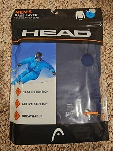 HEAD UOMO STRATO BASE TOP INGRANAGGIO CLIMA FREDDO BLU taglie LG NUOVO CON SCATOLA - Foto 1 di 2