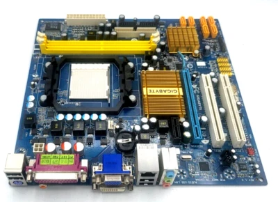 GIGABYTE GA-MA74GM-S2 SOCKET AM2/AM2+/AM3 AMD MOTHERBOARD - Image 1 of 4
