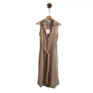 L’Academie Small Rose Kleid nude Punkte bestickt transparent Midikleid NEU - Bild 1 von 8