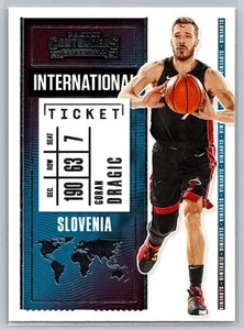2020-21 Panini Contenders #11 Goran Dragic International Ticket Miami Heat - Picture 1 of 2