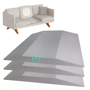 3 Pcs 20"X 20" Foam Couch Cushion Support for Sagging Seat High Density Trape... - Picture 1 of 7