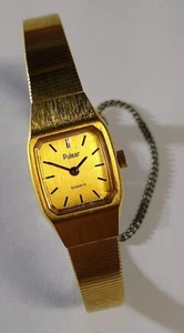 Seiko Pulsar Womens Analog Quartz Watch with Gold- Tone Clasp-Style Bracelet B - Picture 1 of 3