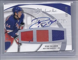 2007-08 UPPER DECK SWEET SHOT RYAN CALLAHAN SWEET BEGINNINGS AUTO RC JERSEY /100 - Picture 1 of 1