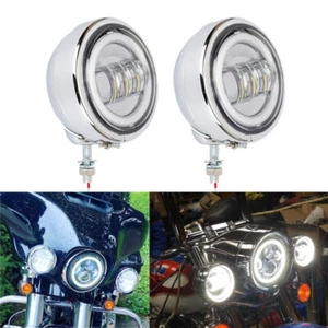 Luces antiniebla de paso para Yamaha Road Star Silverado XV1600 4,5" con soporte de carcasa - Imagen 1 de 11