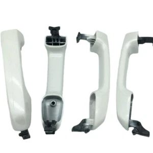 White Outside Door Handles Cover Accessories for Toyota Prado LC150 2010-2017 - Picture 1 of 9