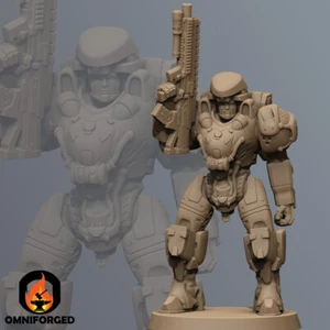 Traje Tanque Tripulado Soldado Cyberpunk Miniatura Mini 28mm 32mm Unit9 2077 RPG - Imagen 1 de 1