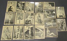 18 Vintage British American Tobacco Trading Cards Grace and Beauty Series
