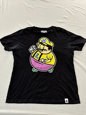 Camisa Johnny Cupcakes talla XL negra Wario Nintendo Foto 1 de 4