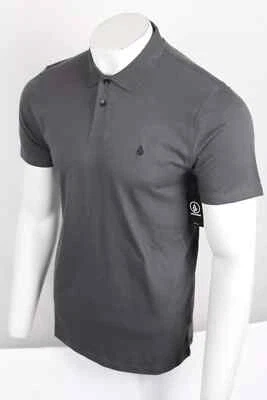 Volcom Men's Middler Polo Short Sleeve Shirt Charcoal Gray - Image 1 of 4