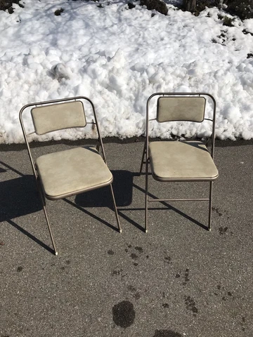 Mid Century Modern MCM Samsonite Folding Chairs Shwayder Bros. Brothers Cover