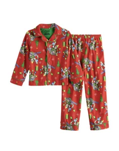 Toy Story Buzz Lightyear Flanell langer 2-teiliger Pyjama Schlafanzug Set Jungen Größe 8 neu mit Etikett  - Bild 1 von 1