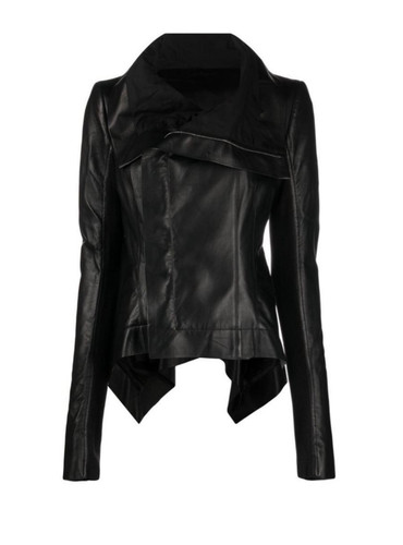 Giacca da motociclista Rick Owens pelle di agnello Naska IT 38