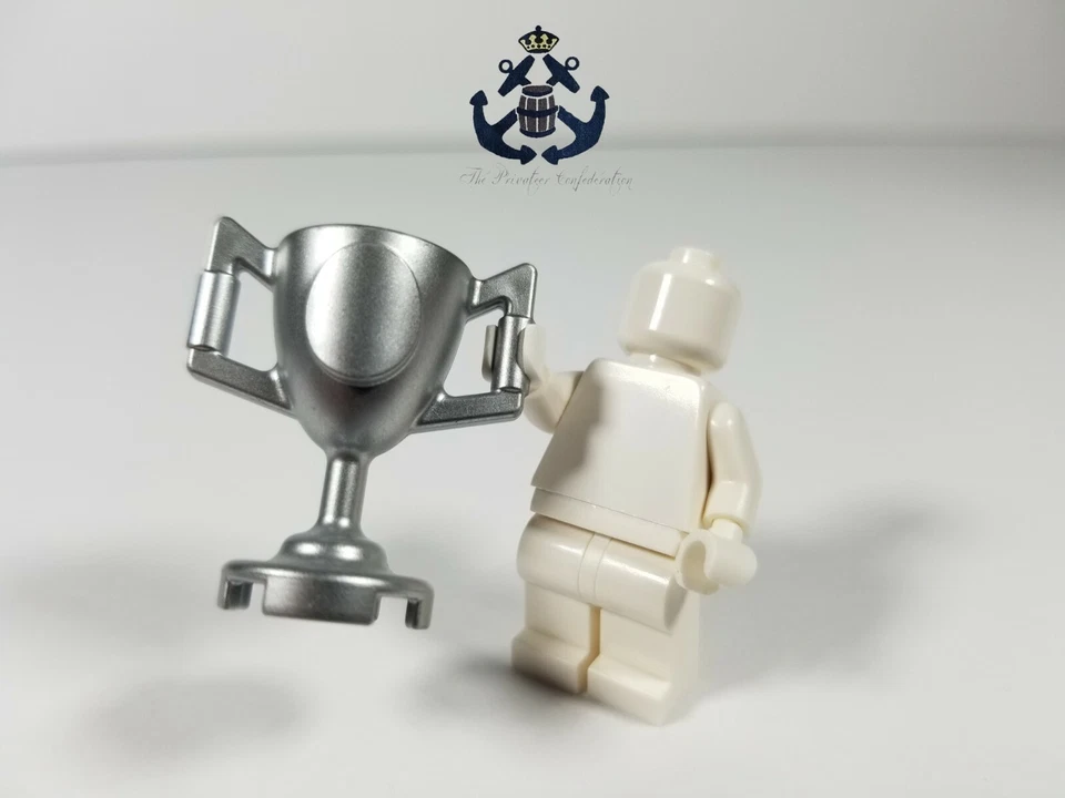 Lego Metallic Silver Trophy Cup 89801 para World Racers, Harry Potter, City, Town Foto 1 de 1
