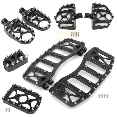 Estriberas estilo MX para Harley Touring Street Glide Softail Dyna Foto 1 de 4