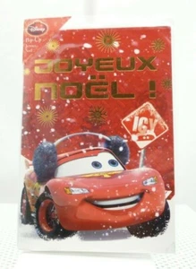 Carte Voeux.Disney Cars joyeux noël en relief ou j'ai une surprise pour toi - Imagen 1 de 4