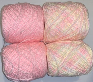 Yarn Brisa Colors 03 & 063. Acrylic/Rayon. 450 yards per ball.1 lot of 4. - Picture 1 of 2