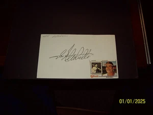 Joe Altobelli (1932-2021) signed 3x5 - Picture 1 of 1