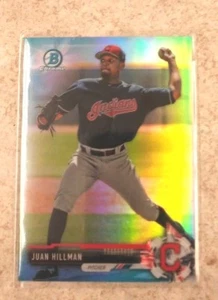 2017 Bowman Draft Chrome JUAN HILLMAN Sky Blue Refractor 391/399 - Picture 1 of 1