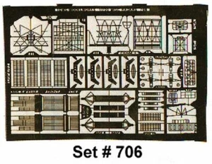 Tom's Model 706 x 1/700 WWII US Assorted Radar Equipment Detail Set - Picture 1 of 1