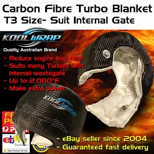 MANTA TURBO T3 interna con puerta cubierta gorro de fibra de carbono alta temperatura escudo térmico - Imagen 1 de 5