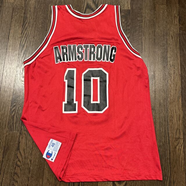 VintageVanShop Vintage 90's Champion Chicago Bulls Black NBA Authentic Basketball Jersey Shorts Kid's Size Medium 10-12