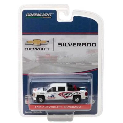 Greenlight Hobby Exclusive 2015 Chevy Silverado with Safety Equipment 1/64 Scale - Image 1 of 2