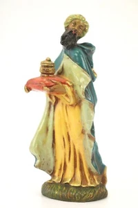 Vintage Krippenfigur Sterndeuter König Weise Männer Figur Italien Statue Statue 7,5 - Bild 1 von 11