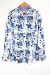 Camisa Claudio Lugli Couture Para Hombres Pintura Abstracta de Ojos Estampada por Todas Partes 5XL XXXXXL - Imagen 1 de 14