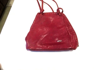 Cuoieria Florentina red leather purse / backpack - Picture 1 of 12