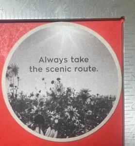 Pour ceux qui errent New Terrain Brewing Company 4 POUCES ROND SOUS-VERRE DE BIÈRE - Photo 1/2