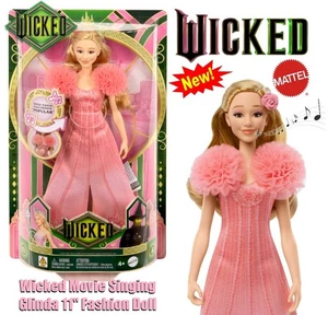 Nuevo 2024 Mattel Wicked Singing Chantante Glinda The Good Witch 11" Muñeca de Moda - Imagen 1 de 16