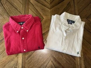 (2) Polo Ralph Lauren Long Sleeve Button Up, Size XL - Picture 1 of 6