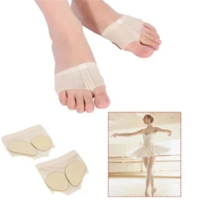 Soft Ballet Toe Pads Half Shoes Dance Foot Protector Paw Sole Support 1 Pair - Picture 1 of 19