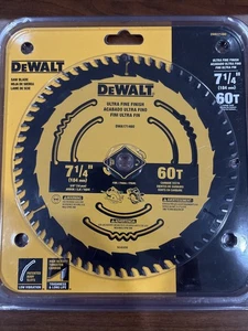 Hoja de sierra circular DEWALT, 7 1/4 pulgadas, 60 dientes, corte de madera (DWA171460) 🔥 - Imagen 1 de 5