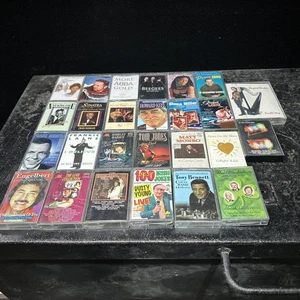 X 26 Joblot Of Vintage Cassette Music Tapes Ref Chap - Picture 1 of 5