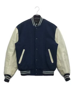 Schott                    Schott leather stadium jacket blue 160403004 - Picture 1 of 10